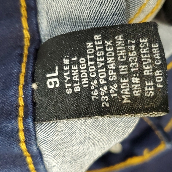 EUC CELEBRITY PINK BLAKE INDIGO LONG JEANS SIZE 9L - Picture 5 of 5